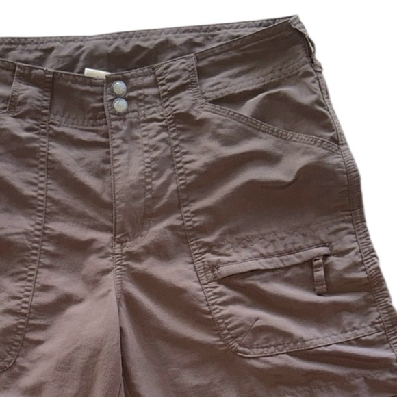 World Wide Sportsman Brown Cargo Shorts Versatile Functional 6”Inseam Nylon Sz 4 - Picture 11 of 11